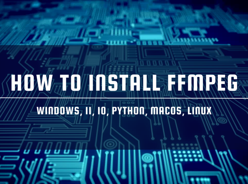 how to install ffmpeg windows