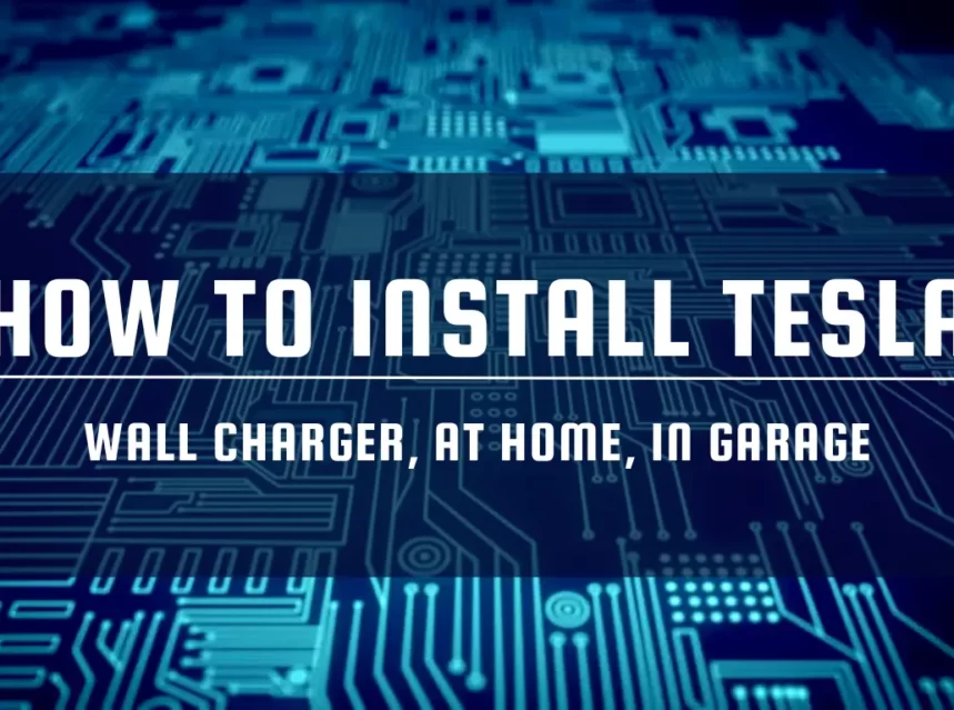 how to install tesla wall charger